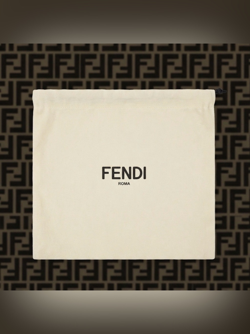New authentic Fendi luxury designer accessories dust bag